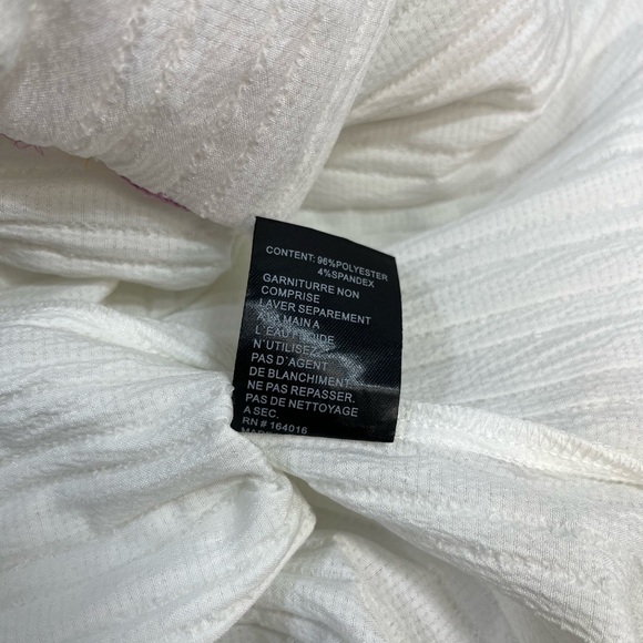 Caleesa Embroidered Crinkle Ruffle Sleeve Tunic/Shirt  Women's size PM - Picture 7 of 7